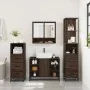 Set de muebles baño 4 pzas madera contrachapada roble marrón by , Bathroom furniture - Ref: Foro24-3301304, Price: 344,28 €, ...