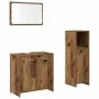 Juego de muebles de baño 3 piezas madera ingeniería envejecida von , Badezimmermöbel - Ref: Foro24-3328559, Preis: 115,20 €, ...