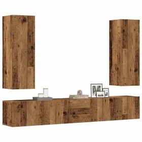 Muebles de TV de pared 5 uds madera vieja madera de ingeniería von , TV-Möbel - Ref: Foro24-3328959, Preis: 192,31 €, Rabatt: %