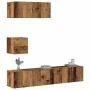 Conjunto de mueble de TV 4 piezas montado la pared madera vieja von , TV-Möbel - Ref: Foro24-3329219, Preis: 134,98 €, Rabatt: %