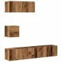 Conjunto de mueble de TV 4 piezas montado la pared madera vieja von , TV-Möbel - Ref: Foro24-3329219, Preis: 134,98 €, Rabatt: %
