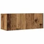 Conjunto de mueble de TV 4 piezas montado la pared madera vieja von , TV-Möbel - Ref: Foro24-3329219, Preis: 134,98 €, Rabatt: %
