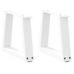 Patas para mesa de comedor forma V 2 uds blanco 40x(30-31,3) cm von , Tischbeine - Ref: Foro24-4012525, Preis: 48,38 €, Rabat...