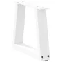 Patas para mesa de comedor forma V 2 uds blanco 40x(30-31,3) cm by , Table legs - Ref: Foro24-4012525, Price: 48,38 €, Discou...