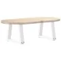 Patas para mesa de comedor forma V 2 uds blanco 40x(30-31,3) cm by , Table legs - Ref: Foro24-4012525, Price: 48,38 €, Discou...