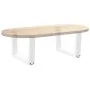 Patas para mesa de comedor forma V 2 uds blanco 50x(30-31,3) cm by , Table legs - Ref: Foro24-4012609, Price: 59,62 €, Discou...