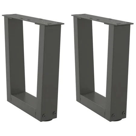 Patas para mesa comedor forma V 2 uds antracita 30x(30-31,3) cm by , Table legs - Ref: Foro24-4012602, Price: 44,72 €, Discou...