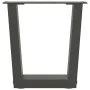 Patas para mesa comedor forma V 2 uds antracita 30x(30-31,3) cm by , Table legs - Ref: Foro24-4012602, Price: 44,72 €, Discou...