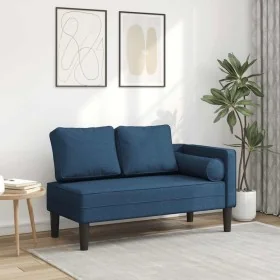 Sofá diván con cojines tela azul by , Daybeds - Ref: Foro24-4007585, Price: 167,67 €, Discount: %