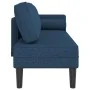 Sofá diván con cojines tela azul by , Daybeds - Ref: Foro24-4007585, Price: 167,67 €, Discount: %
