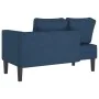 Sofá diván con cojines tela azul by , Daybeds - Ref: Foro24-4007585, Price: 167,67 €, Discount: %