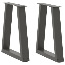 Patas para mesa de comedor en forma de V 2 uds antracita acero by , Table legs - Ref: Foro24-4012546, Price: 60,16 €, Discoun...