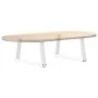 Patas para mesa de comedor forma V 2 uds blanco 60x(30-31,3) cm by , Table legs - Ref: Foro24-4012533, Price: 63,33 €, Discou...