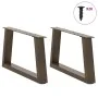 Patas para mesa de comedor en forma de V 2 uds acero natural von , Tischbeine - Ref: Foro24-4012531, Preis: 56,71 €, Rabatt: %