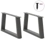 Patas para mesa comedor forma V 2 uds antracita 70x(30-31,3) cm de , Patas para mesas - Ref: Foro24-4012538, Precio: 66,32 €,...