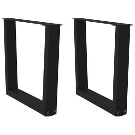 Patas para mesa de comedor forma V 2 uds negro 50x(42-43,3) cm von , Tischbeine - Ref: Foro24-4012628, Preis: 66,01 €, Rabatt: %