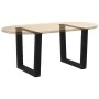 Patas para mesa de comedor forma V 2 uds negro 50x(42-43,3) cm de , Patas para mesas - Ref: Foro24-4012628, Precio: 65,97 €, ...