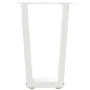 Patas para mesa de comedor en forma de V 2 uds blanco acero by , Table legs - Ref: Foro24-4012621, Price: 53,74 €, Discount: %