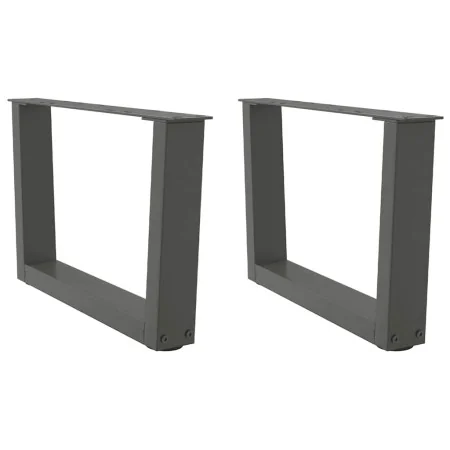 Patas para mesa comedor forma V 2 uds antracita 60x(30-31,3) cm by , Table legs - Ref: Foro24-4012614, Price: 64,32 €, Discou...