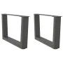 Patas para mesa comedor forma V 2 uds antracita 60x(30-31,3) cm by , Table legs - Ref: Foro24-4012614, Price: 64,32 €, Discou...