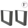 Patas para mesa comedor forma V 2 uds antracita 60x(30-31,3) cm by , Table legs - Ref: Foro24-4012614, Price: 64,32 €, Discou...