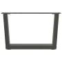 Patas para mesa comedor forma V 2 uds antracita 60x(30-31,3) cm by , Table legs - Ref: Foro24-4012614, Price: 64,32 €, Discou...