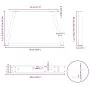 Patas para mesa de comedor forma V 2 uds negro 60x(42-43,3) cm by , Table legs - Ref: Foro24-4012552, Price: 65,12 €, Discoun...