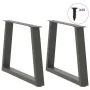 Patas para mesa de comedor en forma de V 2 uds antracita acero by , Table legs - Ref: Foro24-4012550, Price: 65,63 €, Discoun...