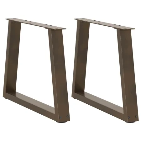 Patas para mesa de comedor forma de V 2 uds acero natural acero von , Tischbeine - Ref: Foro24-4012559, Preis: 77,61 €, Rabat...