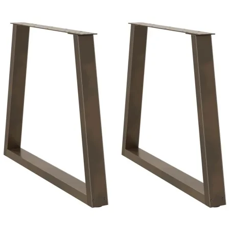 Patas para mesa de comedor en forma de V 2 uds acero natural by , Table legs - Ref: Foro24-4012571, Price: 94,16 €, Discount: %