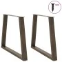 Patas para mesa de comedor en forma de V 2 uds acero natural by , Table legs - Ref: Foro24-4012571, Price: 94,16 €, Discount: %
