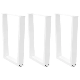 Patas para mesa de comedor forma V 2 uds blanco 70x(72-73,3) cm by , Table legs - Ref: Foro24-4012661, Price: 136,81 €, Disco...