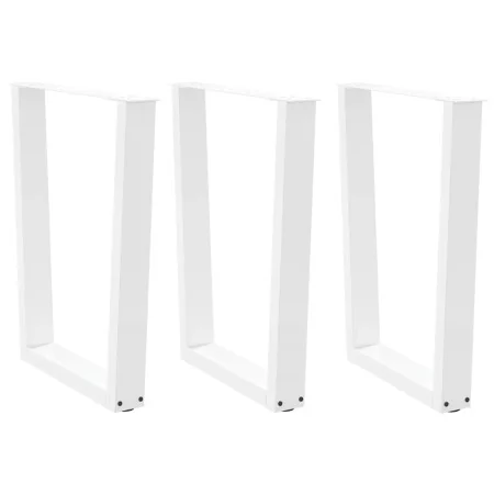 Patas para mesa de comedor forma V 2 uds blanco 70x(72-73,3) cm by , Table legs - Ref: Foro24-4012661, Price: 136,81 €, Disco...