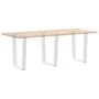 Patas para mesa de comedor forma V 2 uds blanco 70x(72-73,3) cm by , Table legs - Ref: Foro24-4012661, Price: 136,81 €, Disco...