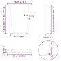 Patas para mesa de comedor forma V 2 uds blanco 70x(72-73,3) cm by , Table legs - Ref: Foro24-4012661, Price: 136,81 €, Disco...