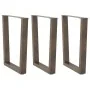 Patas para mesa de comedor en forma de V 3 uds acero natural by , Table legs - Ref: Foro24-4012663, Price: 136,81 €, Discount: %