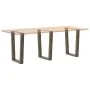 Patas para mesa de comedor en forma de V 3 uds acero natural by , Table legs - Ref: Foro24-4012663, Price: 136,81 €, Discount: %