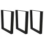 Patas para mesa de comedor en forma de V 3 uds acero negro by , Table legs - Ref: Foro24-4012668, Price: 134,55 €, Discount: %