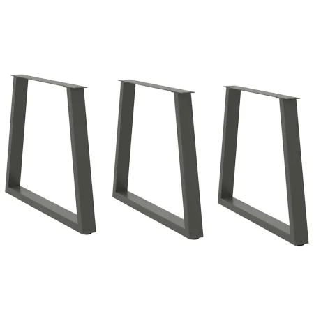 Patas para mesa de comedor en forma de V 3 uds antracita acero by , Table legs - Ref: Foro24-4012590, Price: 142,10 €, Discou...