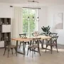 Patas para mesa de comedor en forma de V 3 uds antracita acero by , Table legs - Ref: Foro24-4012590, Price: 142,10 €, Discou...