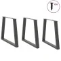 Patas para mesa de comedor en forma de V 3 uds antracita acero by , Table legs - Ref: Foro24-4012590, Price: 142,10 €, Discou...