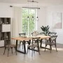 Patas para mesa de comedor en forma de V 3 uds acero negro de , Patas para mesas - Ref: Foro24-4012592, Precio: 145,55 €, Des...