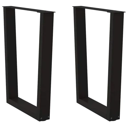 Patas para mesa de comedor forma V 2 uds negro 60x(72-73,3) cm von , Tischbeine - Ref: Foro24-4012640, Preis: 81,32 €, Rabatt: %