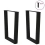 Patas para mesa de comedor forma V 2 uds negro 60x(72-73,3) cm von , Tischbeine - Ref: Foro24-4012640, Preis: 81,32 €, Rabatt: %
