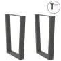 Patas para mesa de comedor en forma de V 2 uds antracita acero by , Table legs - Ref: Foro24-4012642, Price: 88,38 €, Discoun...