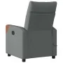 Sillón de masaje reclinable de tela gris oscuro by , Armchairs - Ref: Foro24-4104818, Price: 201,40 €, Discount: %