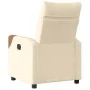 Sillón reclinable de tela crema by , Armchairs - Ref: Foro24-4104813, Price: 196,82 €, Discount: %
