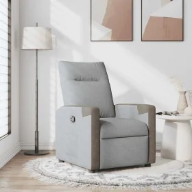 Sillón reclinable de tela gris claro by , Armchairs - Ref: Foro24-4104839, Price: 199,64 €, Discount: %