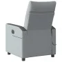 Sillón reclinable de masaje de tela gris claro by , Armchairs - Ref: Foro24-4104832, Price: 204,11 €, Discount: %