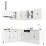 Mueble cocina Kalmar blanco brillo 11 pzas madera contrachapada von , Küchenschränke - Ref: Foro24-3314883, Preis: 785,16 €, ...